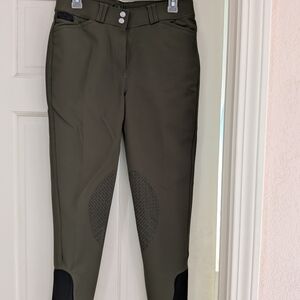 Chic Olive Equestrian Pants